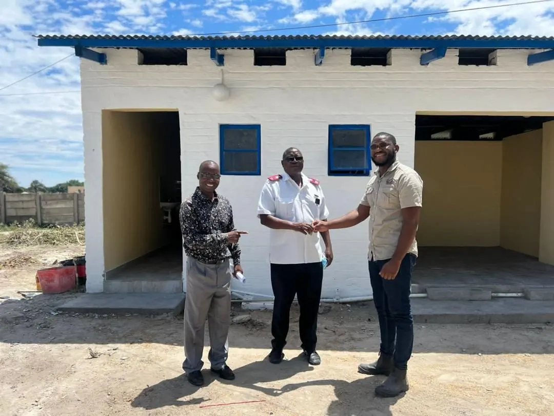 Handover of the renovated maternity ward ablutions at Onandjokwe